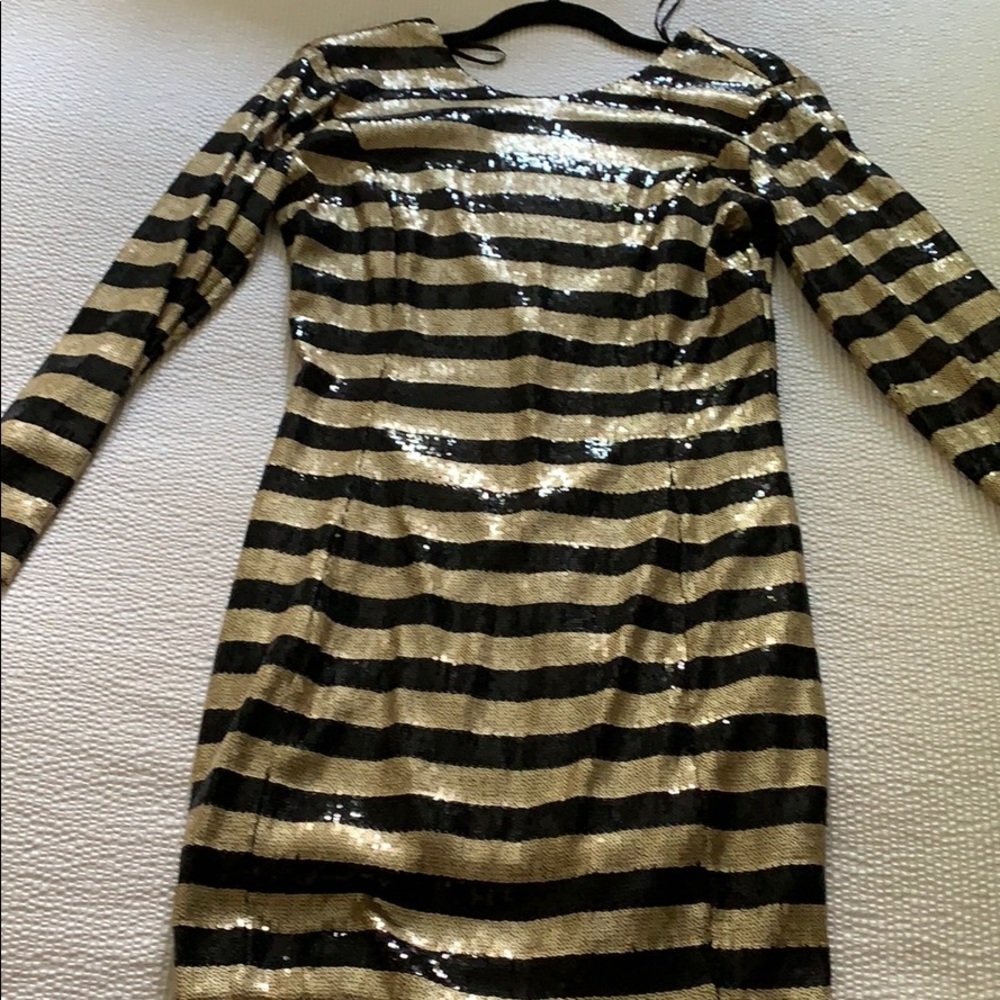 Glitter evening dress